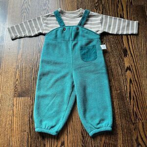 Gender Neutral Baby Overalls Outfit (2T)